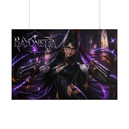 Bayonetta Gaming Poster Wall Art Gamer Room Decor Collectible Print