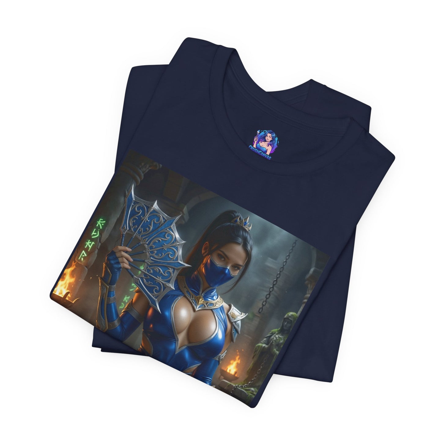 Kitana Mortal Kombat T-Shirt | Kampfspiel-Shirt für Gamer &amp; Anime-Fans