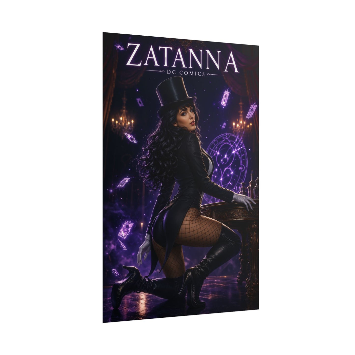 Zatanna Poster, DC Comics Wall Art, Magic Print, Superhero Decor