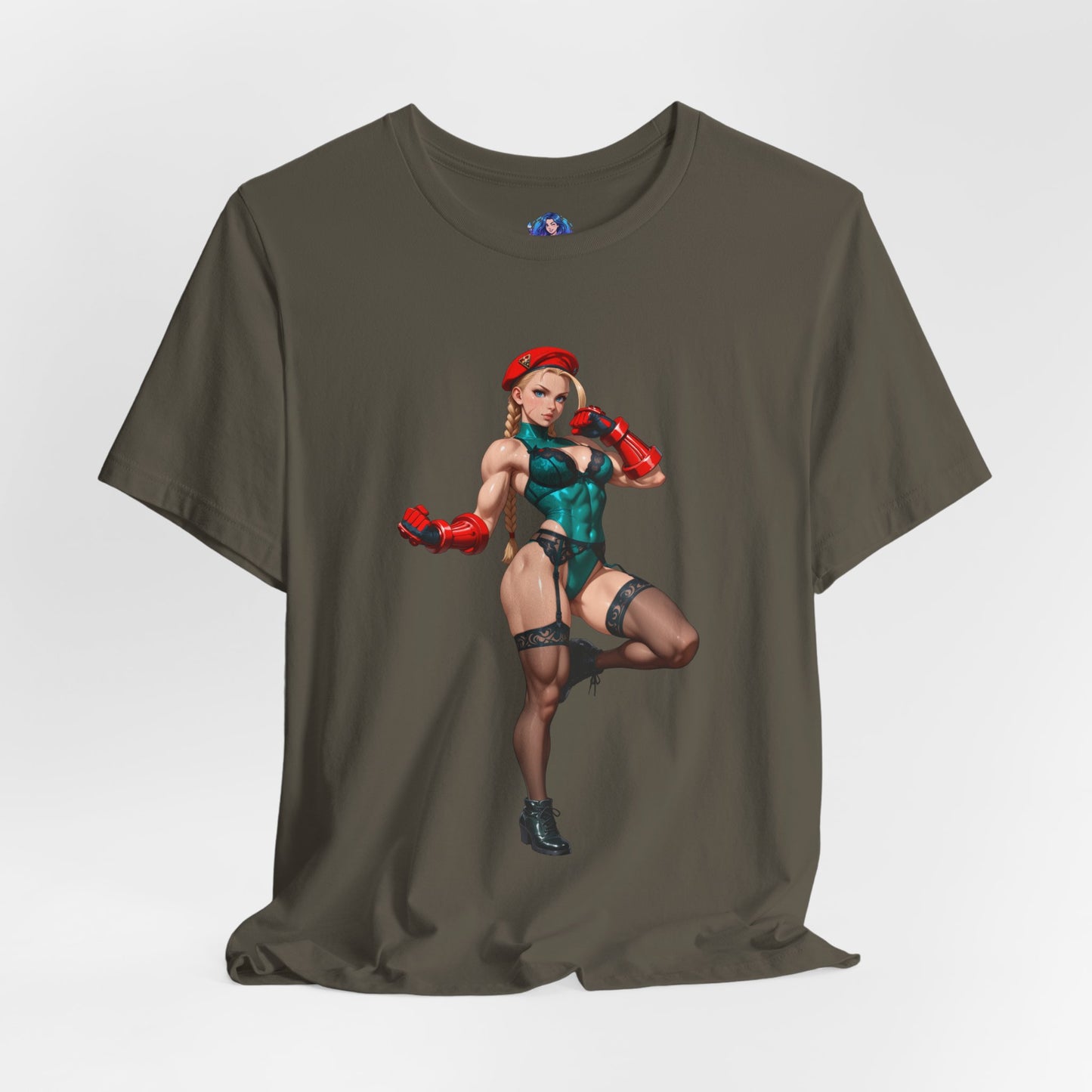 Cammy White T-Shirt | Street Fighter T-Shirt für Gamer &amp; Anime-Fans | Waifu-Grafik-Shirt