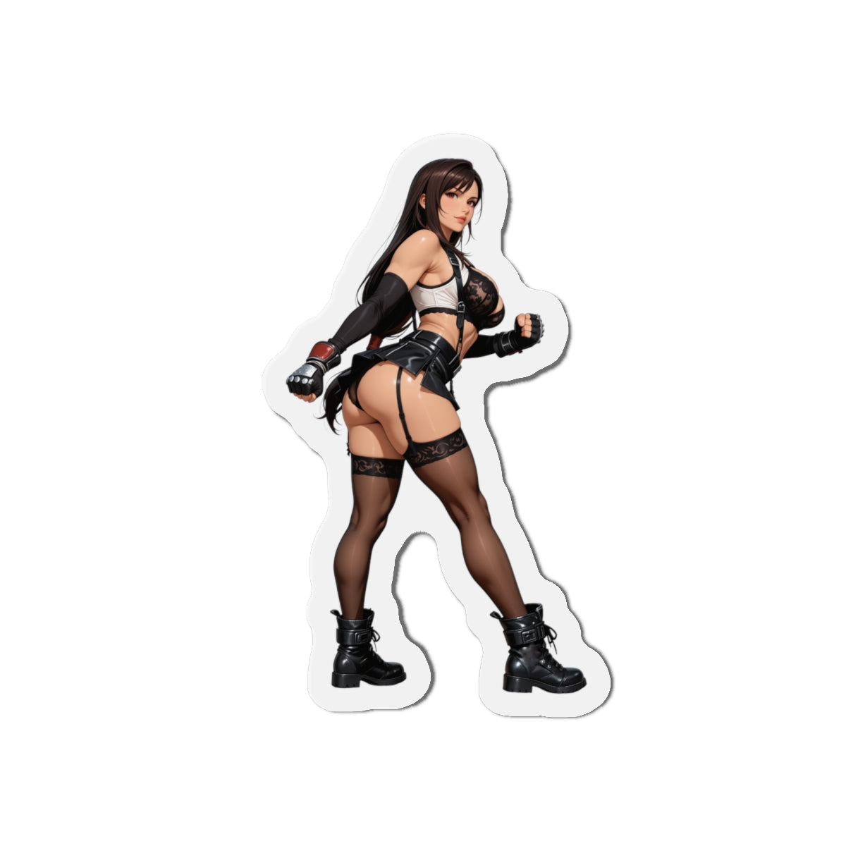 Tifa Lockhart Magnet – Sexy FF7 Anime-Girl Kühlschrankmagnet, Gamer-Deko