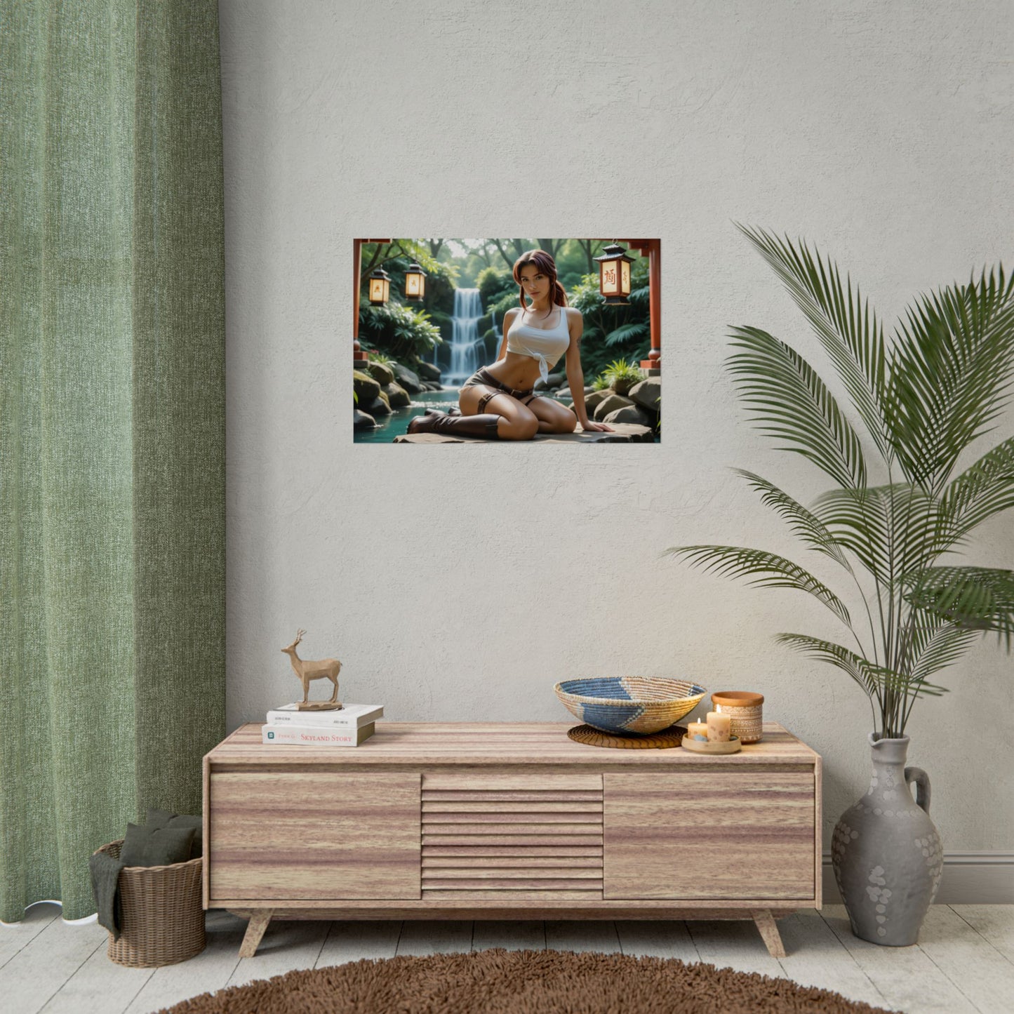 Постер аніме Revy | Настінне мистецтво Вайфу для декору в стилі екшн-стрілець