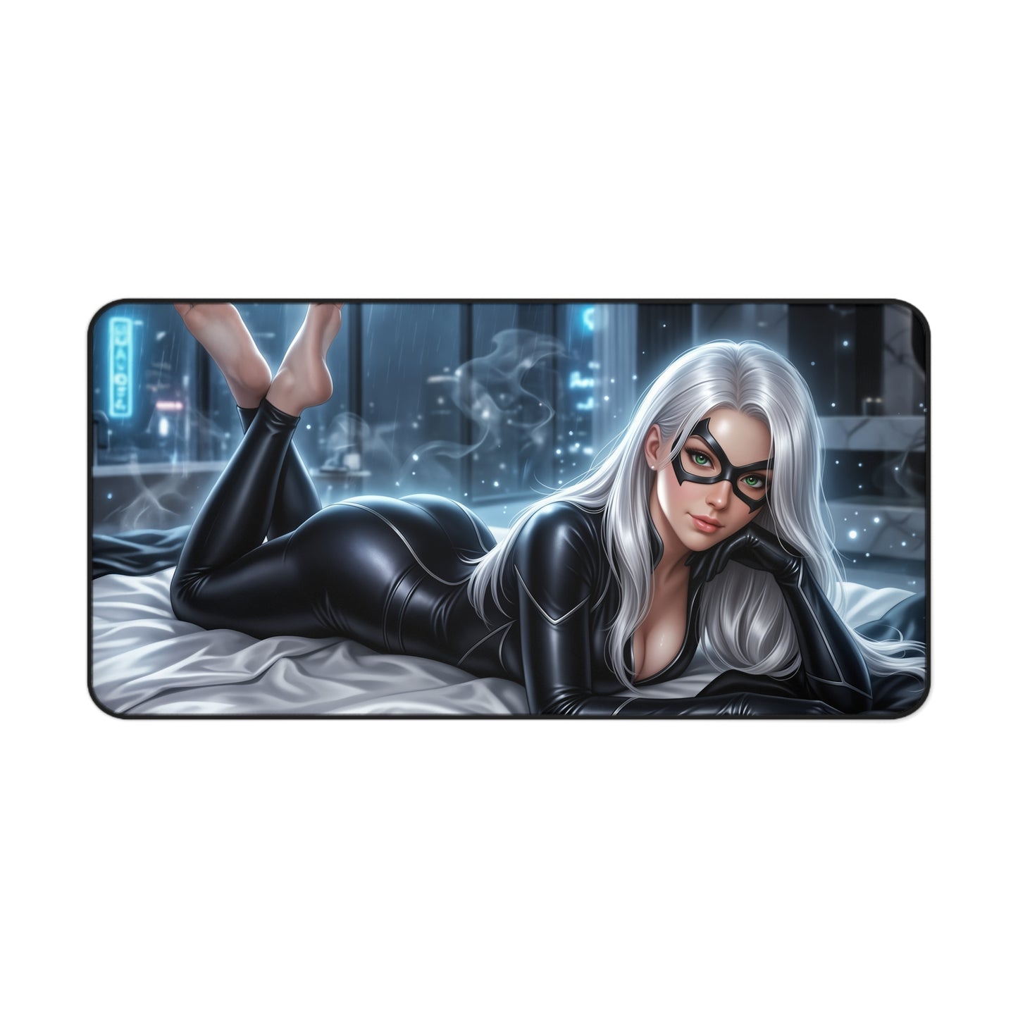 Marvel Mouse Pad, Black Cat Desk Mat, Large Gaming Pad