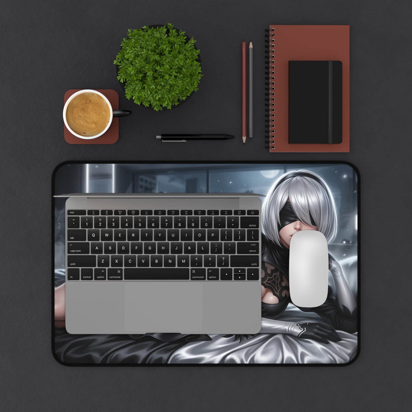 NieR Automata Mouse Pad, 2B Desk Mat, Gamer Gift XXL