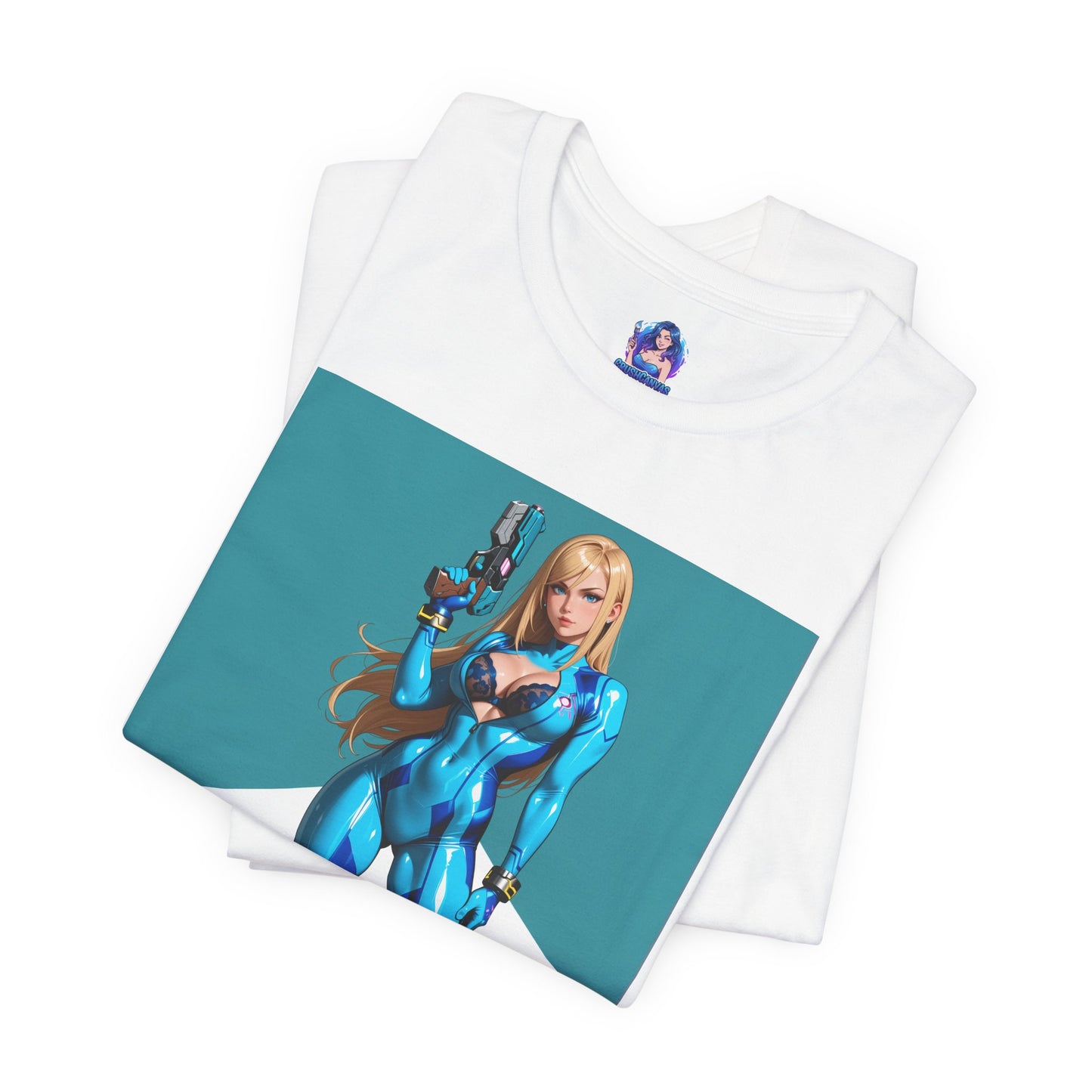 Samus Aran T-Shirt | Sci-Fi-Heldin-Shirt für Gamer &amp; Anime-Fans | Galaktische Kriegerin