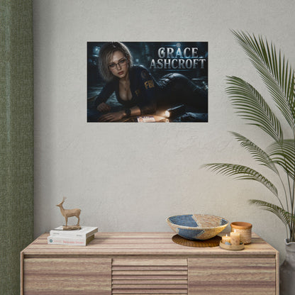 Grace Ashcroft Gaming Poster Wall Art Gamer Room Decor Collectible Print