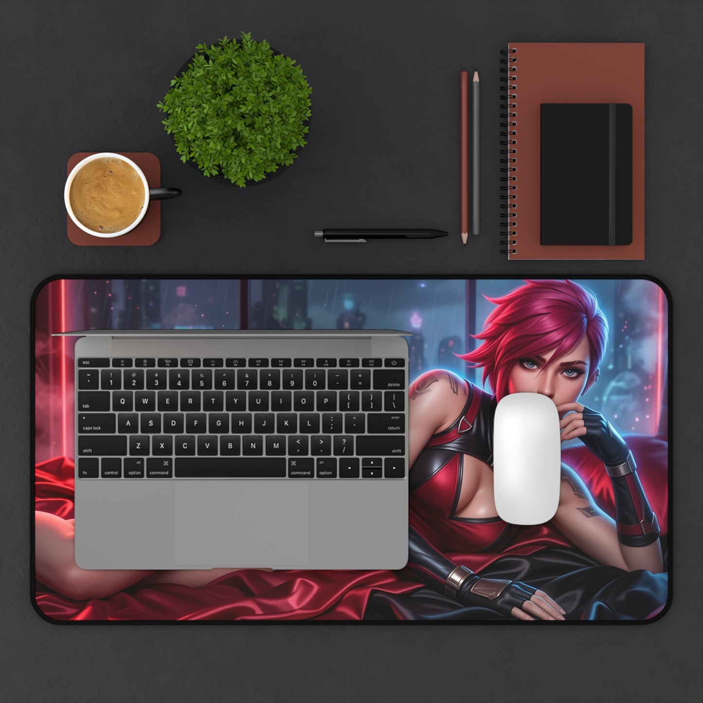 Arcane Mouse Pad, Vi Desk Mat, Anime Decor XXL