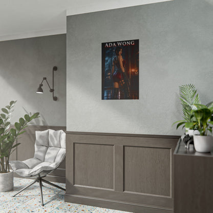Resident Evil Ada Wong Video Game Poster Wall Art Print Decor