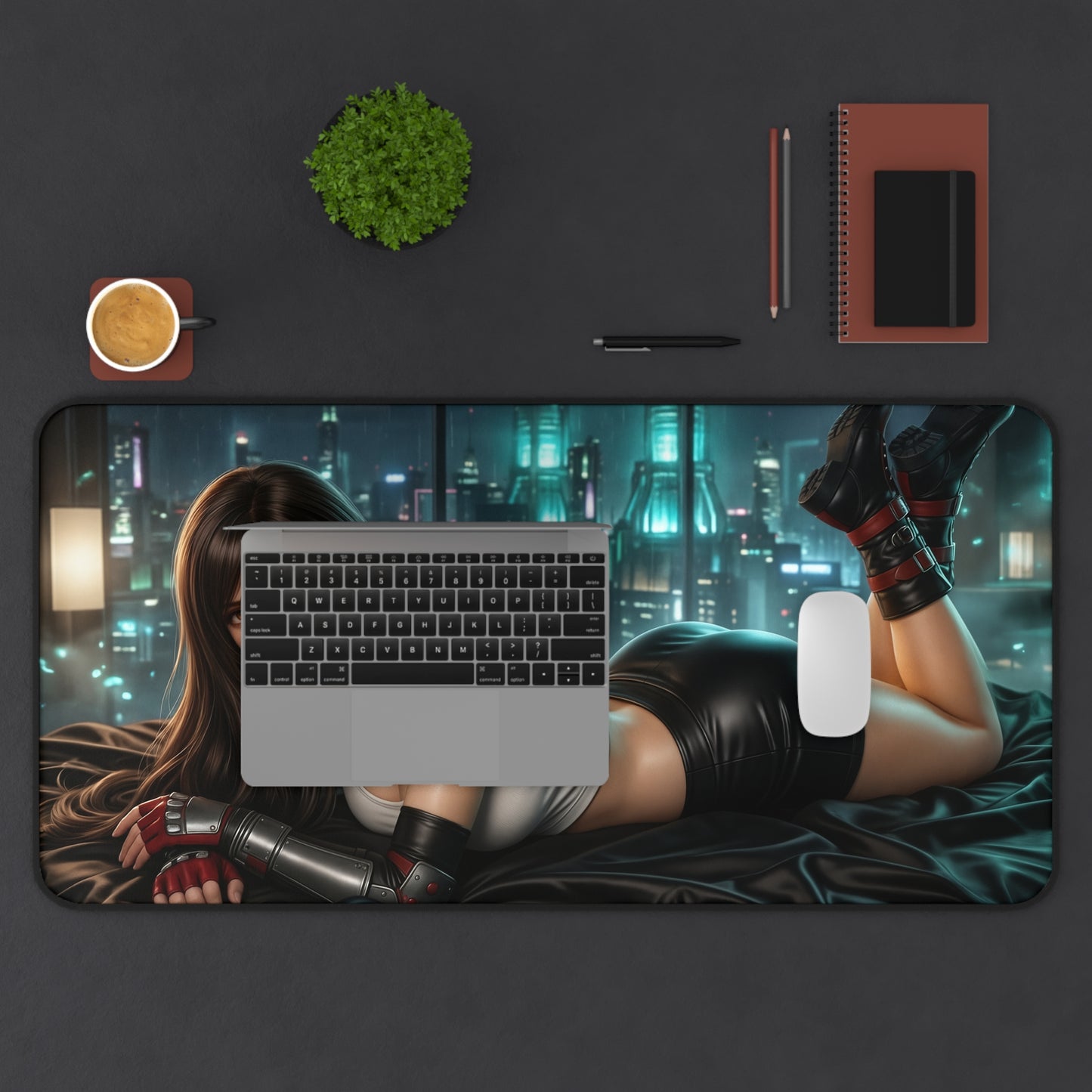 Final Fantasy Mouse Pad, Tifa Desk Mat, Gamer Gift XXL