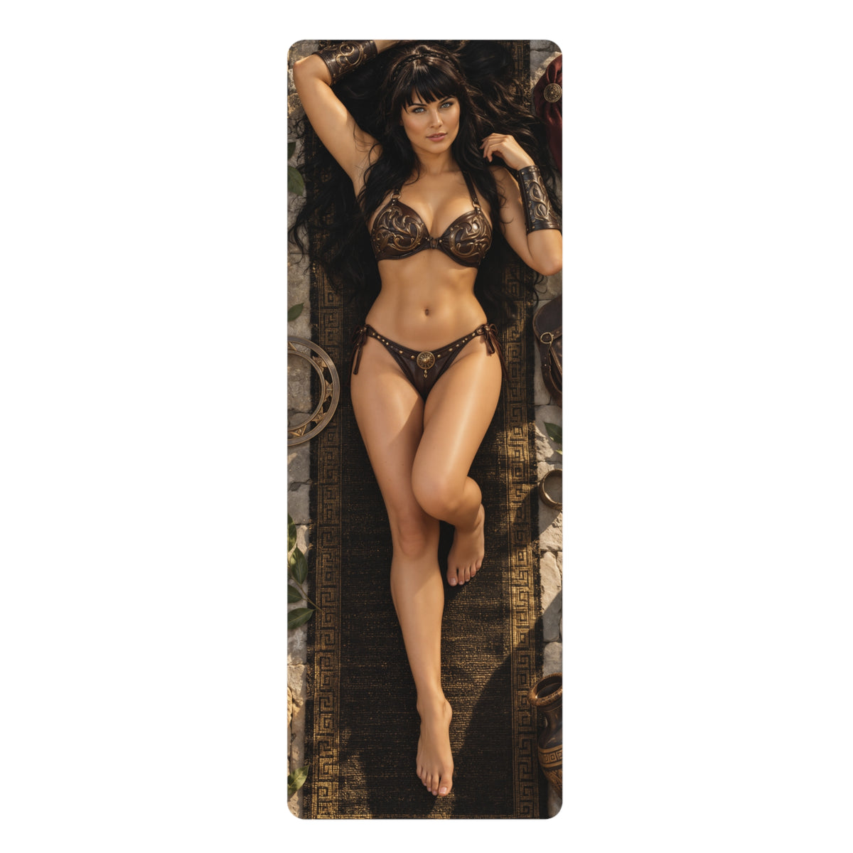 Xena Yoga Mat Soft Suede Home Gym Exercise Fitness 24x72