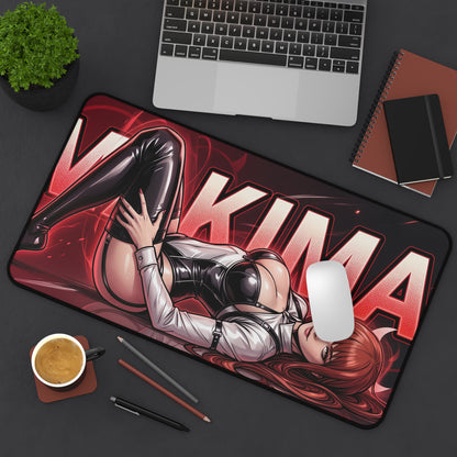 Makima Mouse Pad – Anime Gaming Mouse Pad, Stylish Gamer Desk Decor showcasing Makima character art on a large gaming desk mat