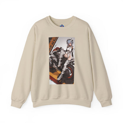Rei Ayanami Sweatshirt, Evangelion Crewneck, Minimalist Anime Streetwear for Fans