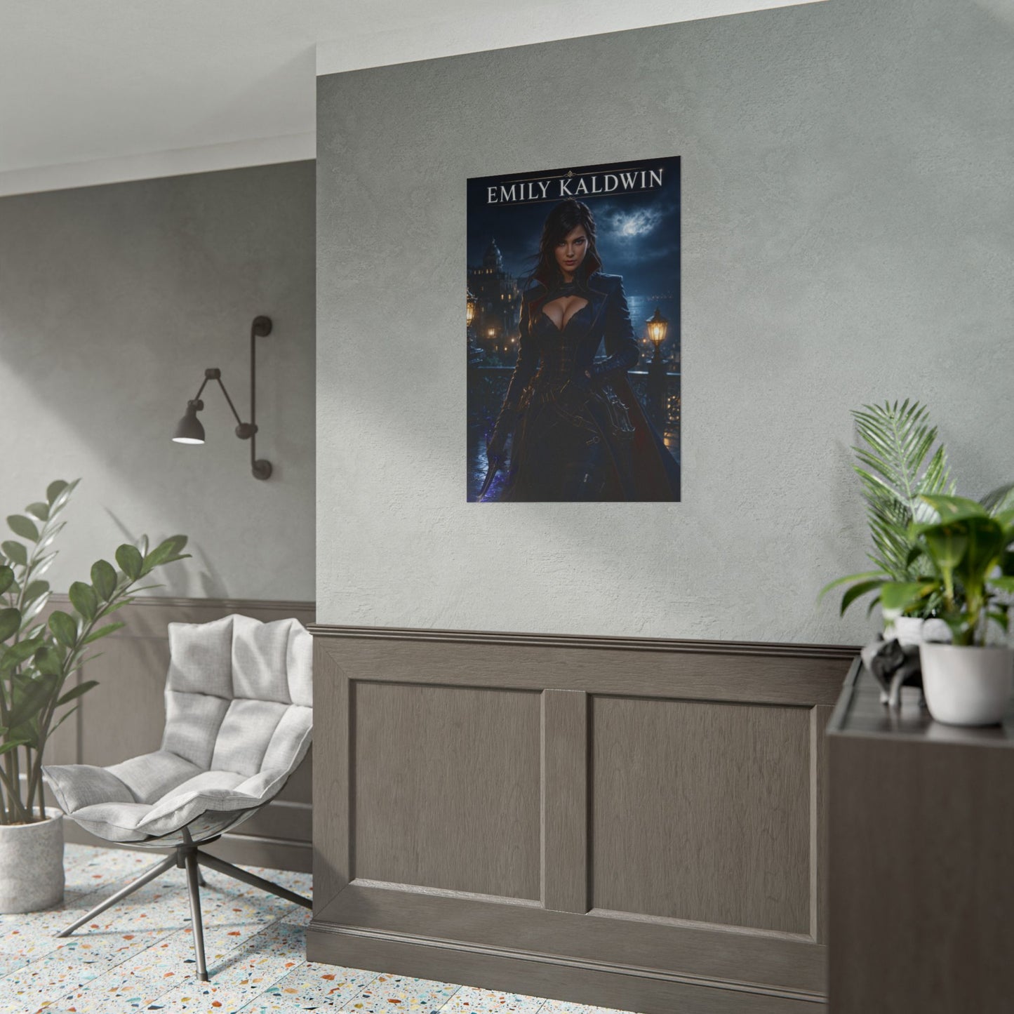 Emily Kaldwin Poster, Dishonored Wall Art, Gaming Print, Fantasy Decor