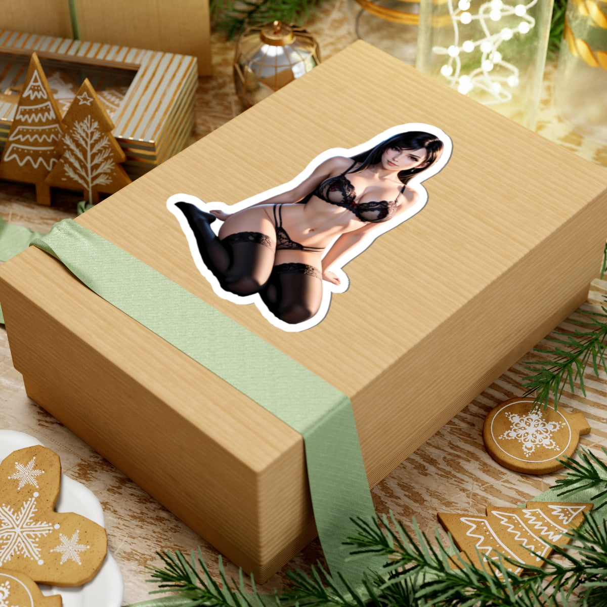 Tifa Lockhart Aufkleber – Vinyl-Aufkleber aus dem Fantasy-Spiel für Laptops, Notizbücher und Innendekoration