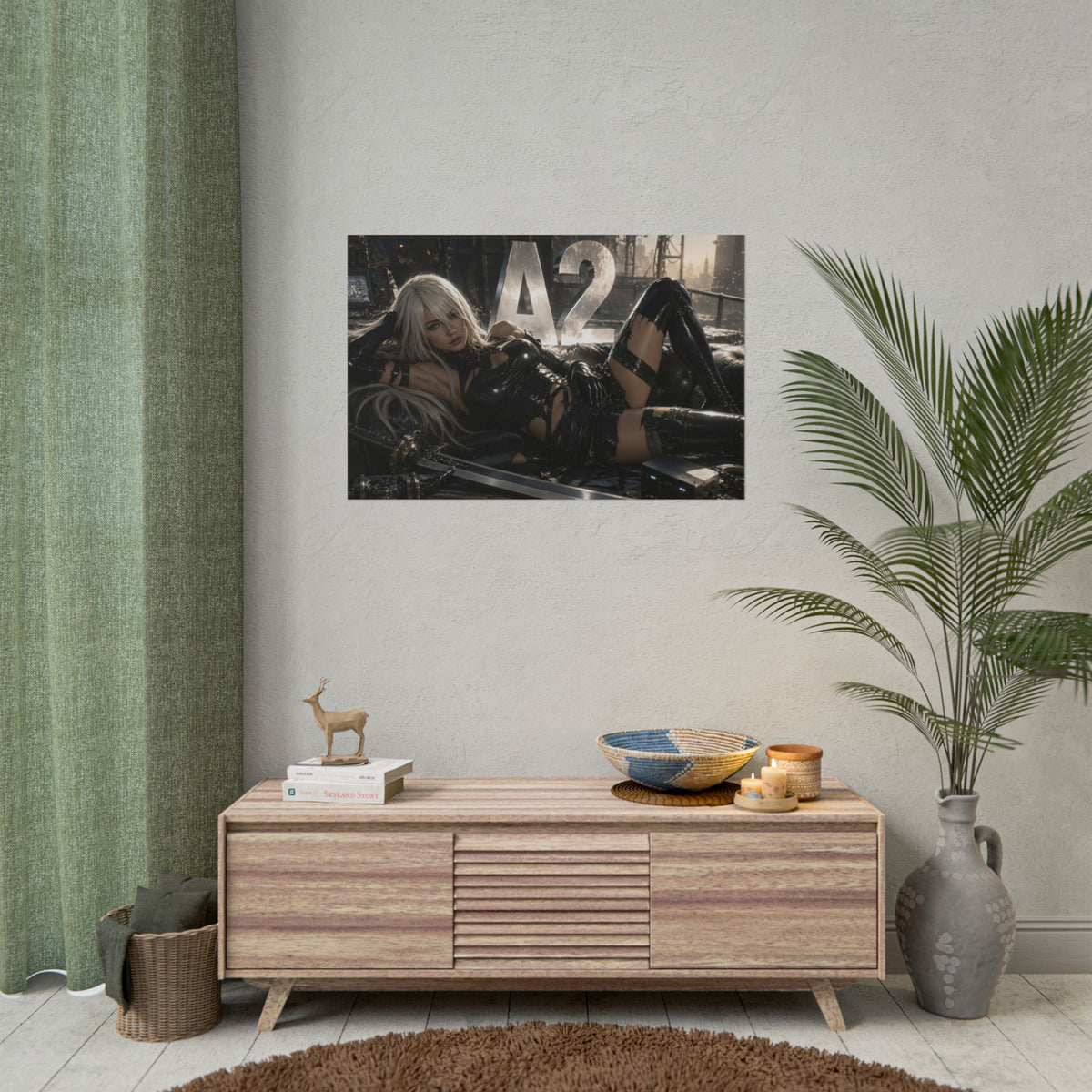 A2 NieR Poster Gaming Wall Art Gamer Room Decor Collectible Print