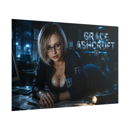Gaming Wall Art Grace Ashcroft Poster Game Room Decor Gamer Gift Art Print