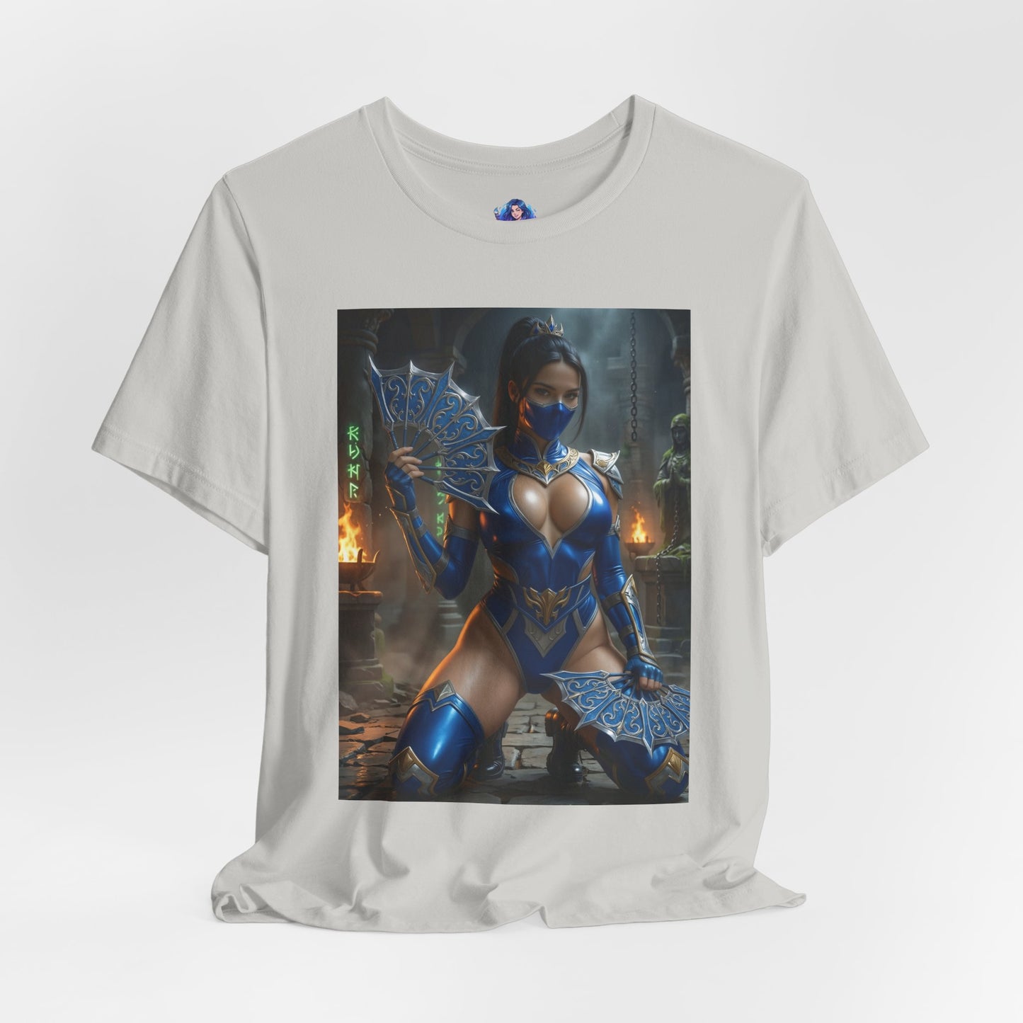 Kitana Mortal Kombat T-Shirt | Kampfspiel-Shirt für Gamer &amp; Anime-Fans