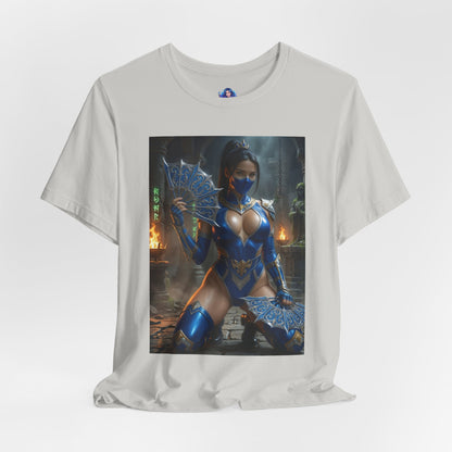 Kitana Mortal Kombat T-Shirt | Kampfspiel-Shirt für Gamer &amp; Anime-Fans
