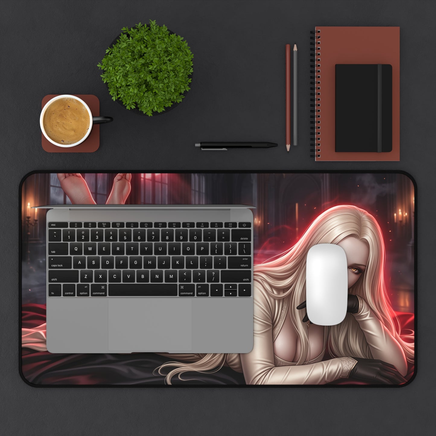 Resident Evil Mouse Pad, Lady Dimitrescu Desk Mat, XXL