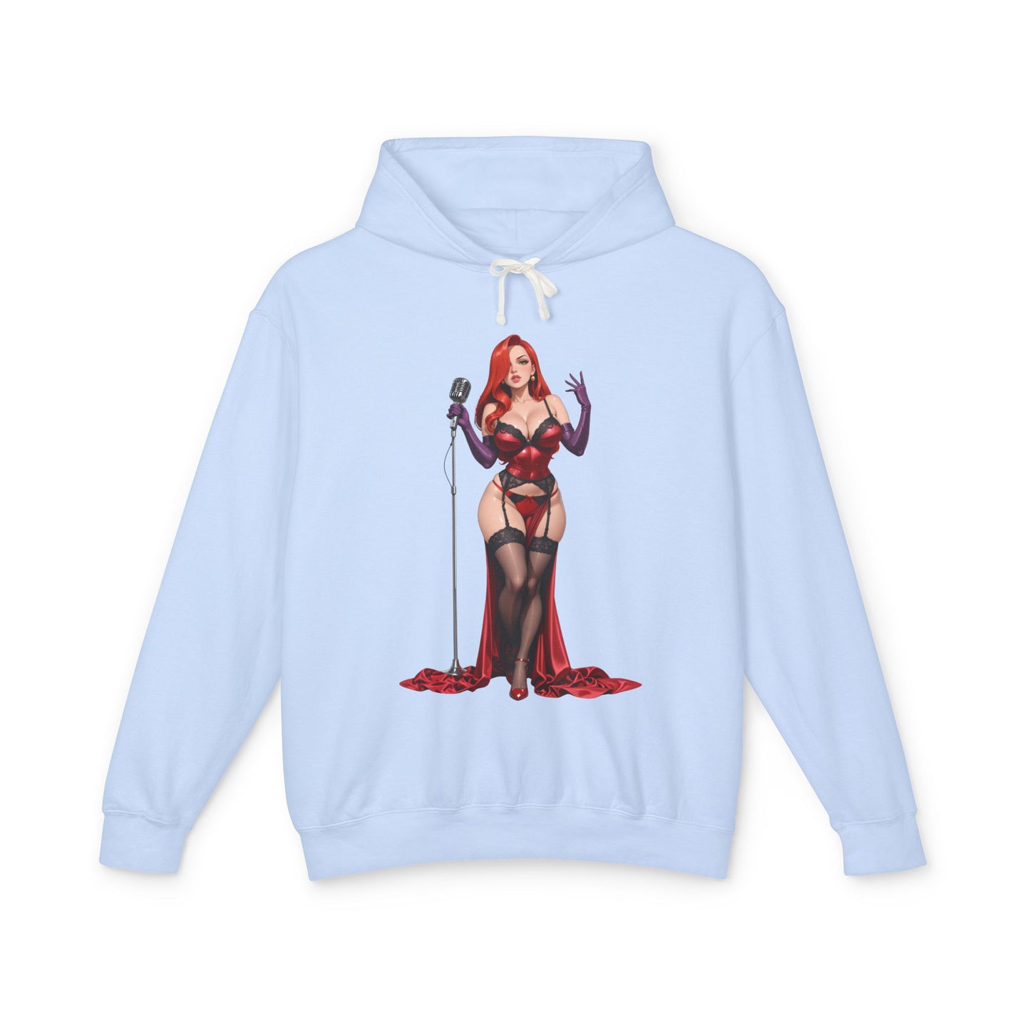 Худі з капюшоном Джессіка Реббіт | Ретро худі в стилі пін-ап | Мультяшний пуловер-бомба