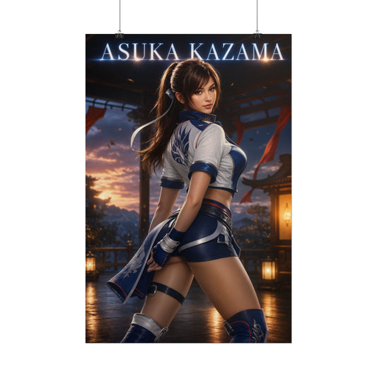 Tekken Asuka Kazama Video Game Poster Gaming Wall Art Room Decor