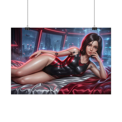 Alita Battle Angel Poster, Anime Wall Art, Sci Fi Poster Decor