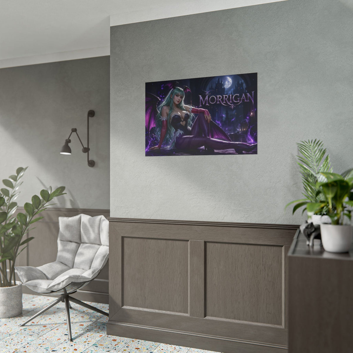 Morrigan Aensland Darkstalkers Poster Wall Art Character Room Decor Collectible