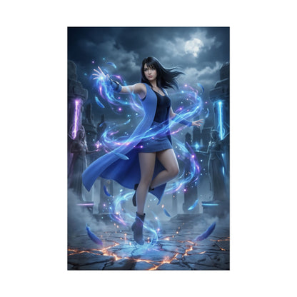 Rinoa Heartilly Poster – Final Fantasy Wall Art Print, RPG Heroine Gift Decor