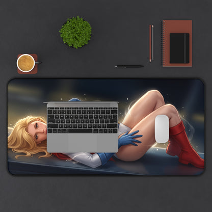 DC Comics Mouse Pad, Powergirl Desk Mat, Gamer Gift XXL