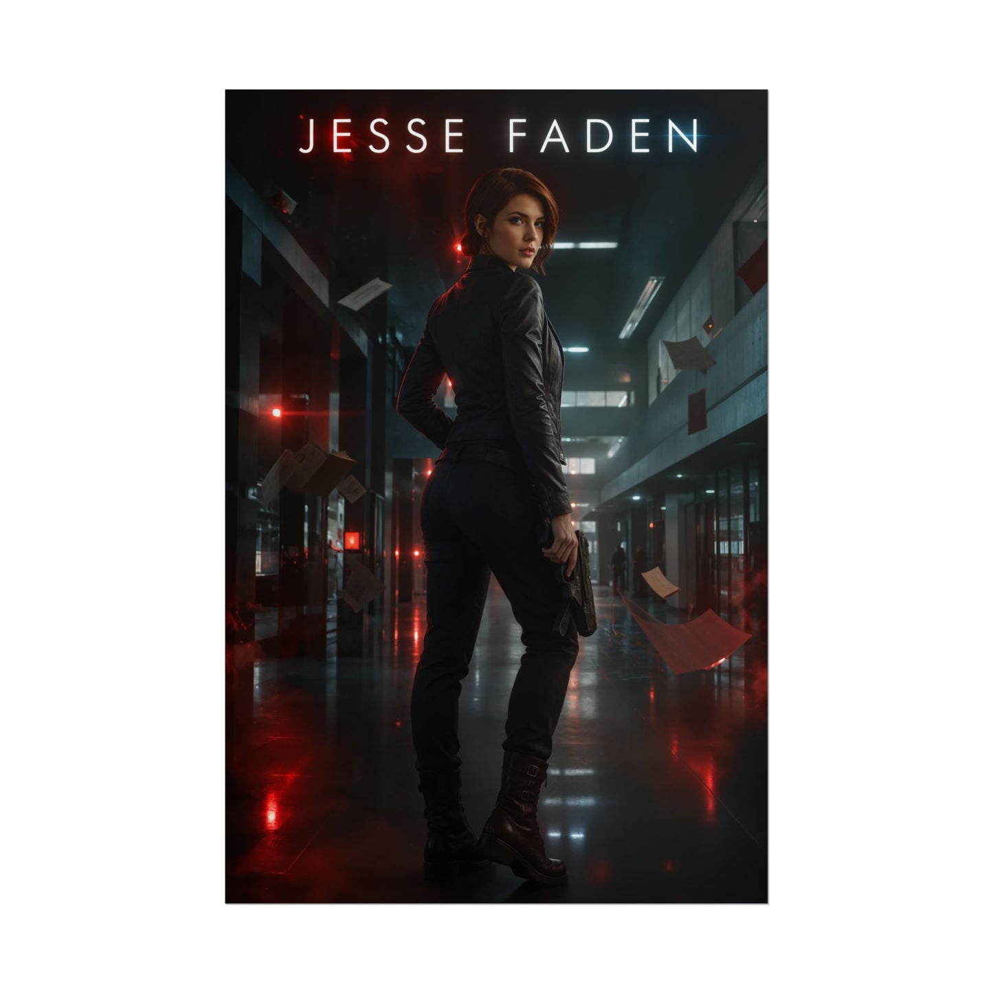 Jesse Faden Control Game Poster Gaming Wall Art Print Decor