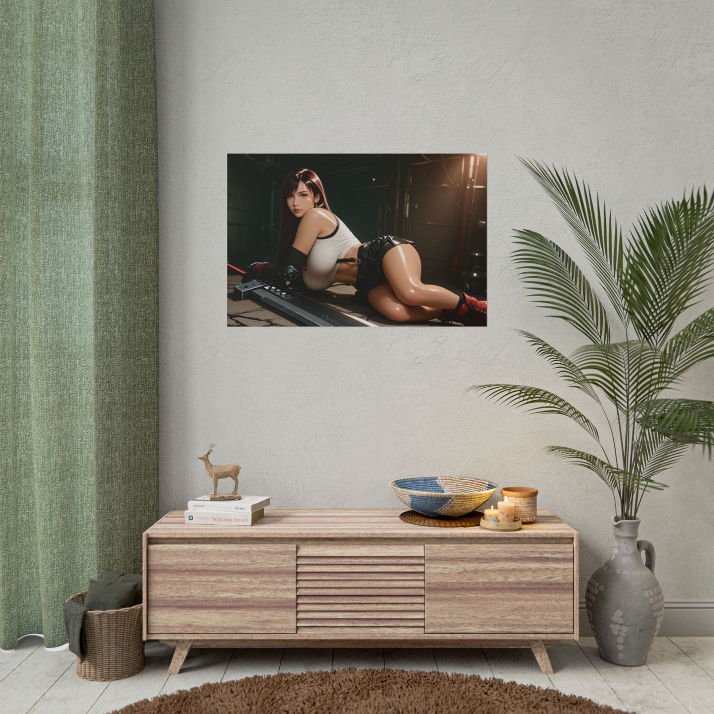 Аніме-постер Тіфи Локхарт | Настінне мистецтво Вайфу для кімнати отаку або ігрової конфігурації