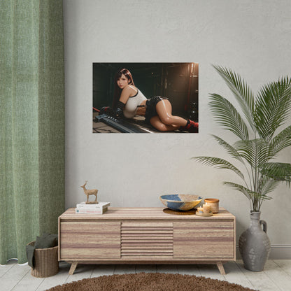 Аніме-постер Тіфи Локхарт | Настінне мистецтво Вайфу для кімнати отаку або ігрової конфігурації