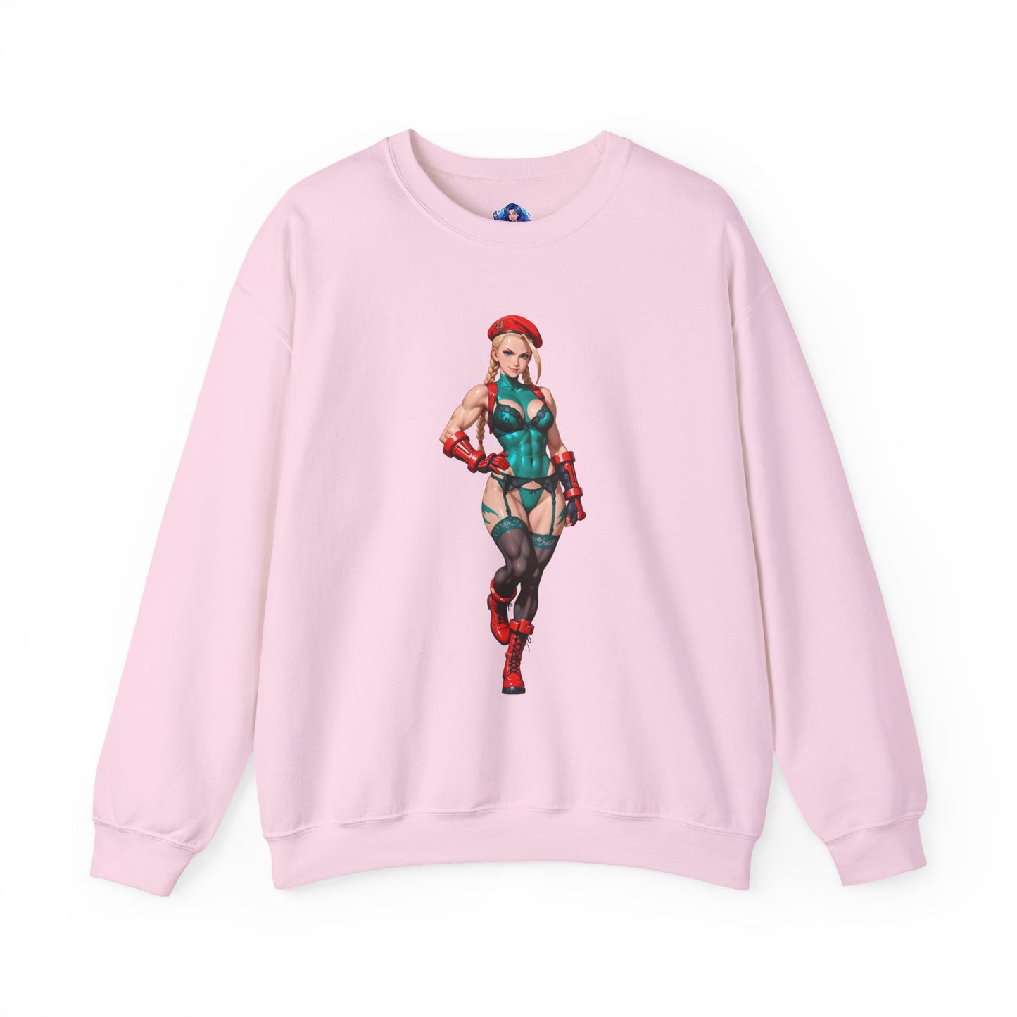 Біла толстовка Cammy, чохол Street Fighter Crewneck, одяг для фанатів Gaming Fandom