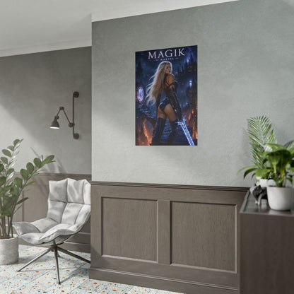 Magik Poster, Marvel Wall Art, Comic Book Print, Fantasy Decor