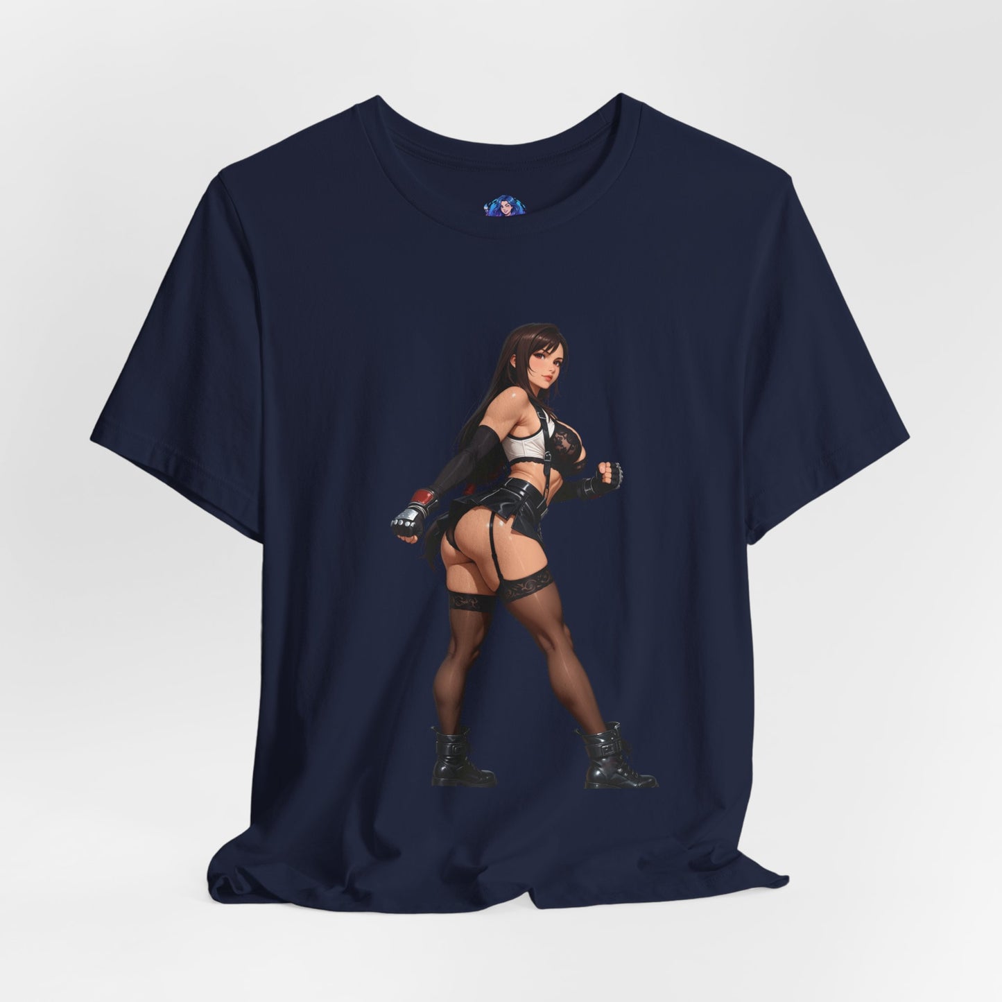 Tifa Lockhart T-Shirt | Final Fantasy VII T-Shirt für Gamer &amp; Anime-Fans | Kämpfer-Waifu-Shirt