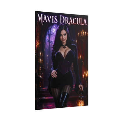 Mavis Dracula Poster, Hotel Transylvania Wall Art, Gothic Print Decor