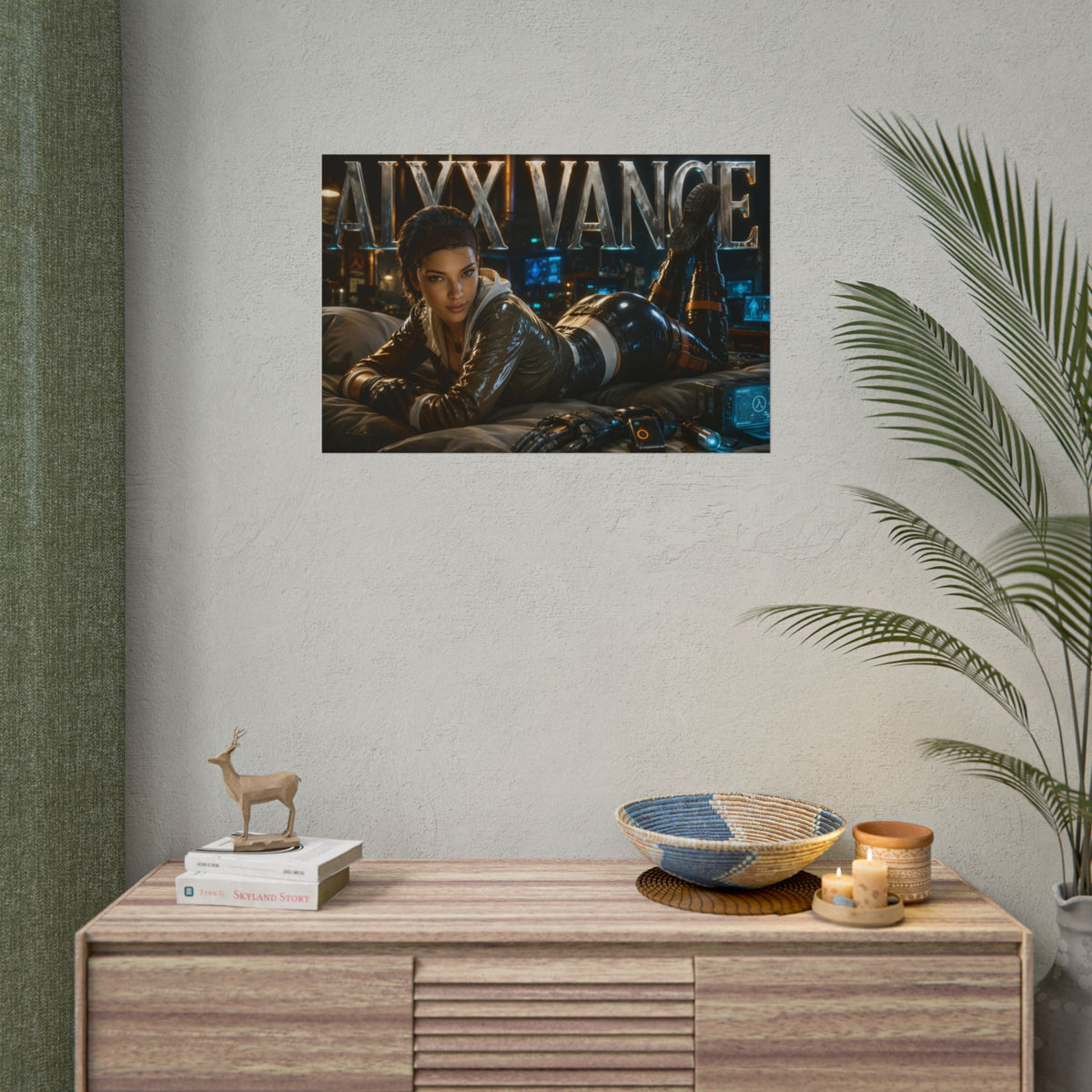 Alyx Vance Half Life Poster Gaming Wall Art Gamer Room Decor Collectible Print