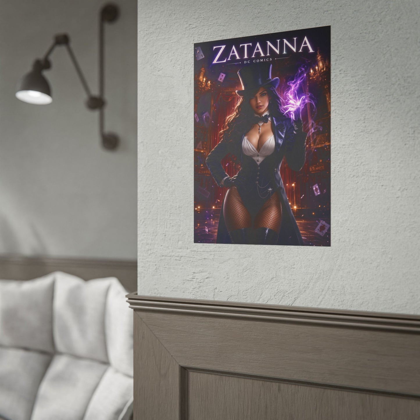 Zatanna Poster, DC Comics Wall Art, Magic Print, Superhero Decor
