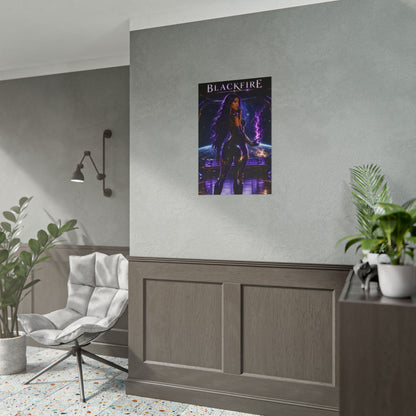 Blackfire Teen Titans DC Comics Poster Superhero Wall Art Print