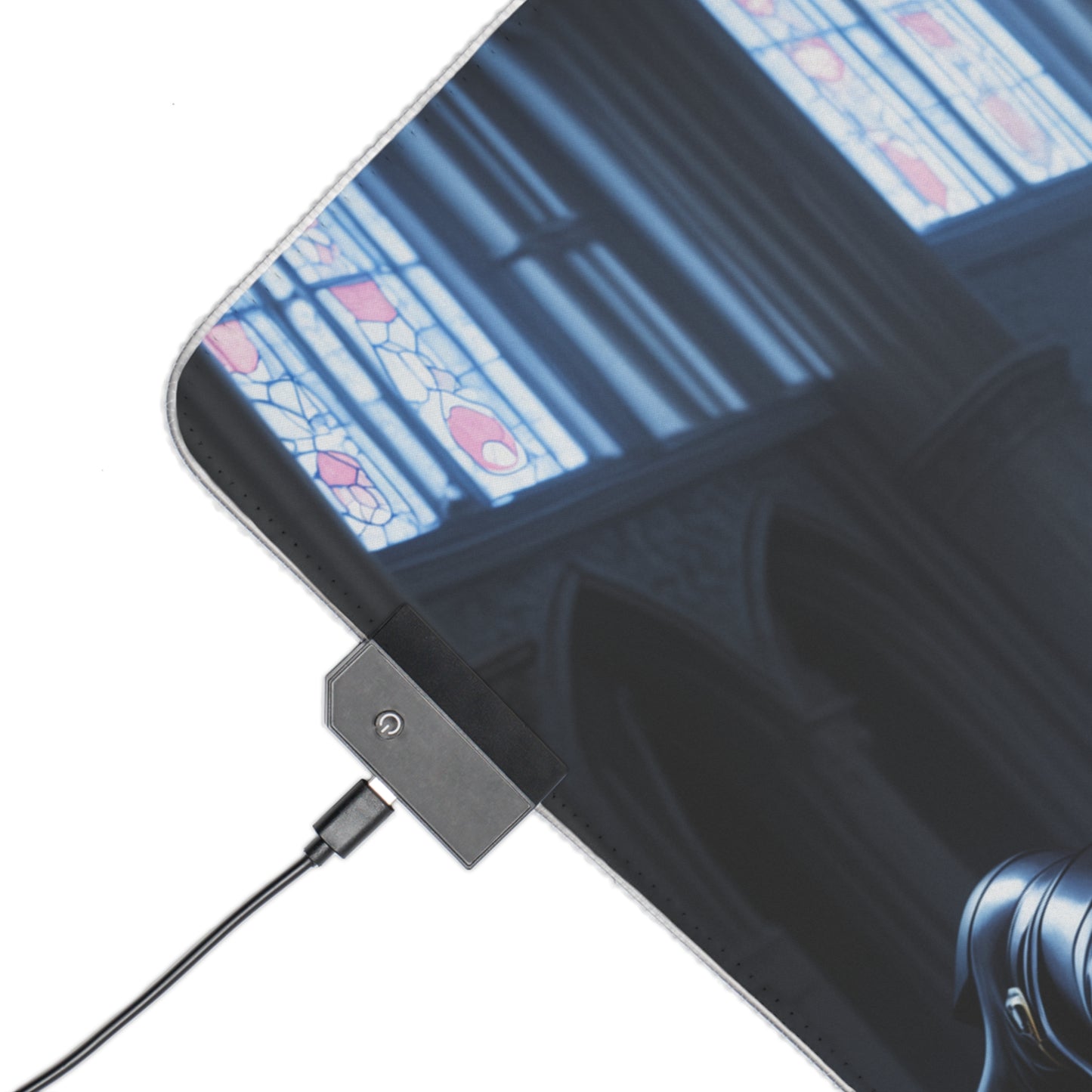 Ivy Valentine Schreibtischunterlage – LED RGB-Pad, Waifu Anime Girl Gaming-Setup