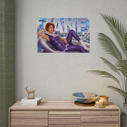 Retro Room Decor Jane Jetson The Jetsons Poster Cartoon Wall Art Character Print