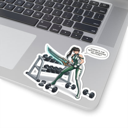 Eve Stellar Blade Aufkleber – Sci-Fi-Actionheldin Vinyl-Aufkleber für Laptops &amp; Dekoration