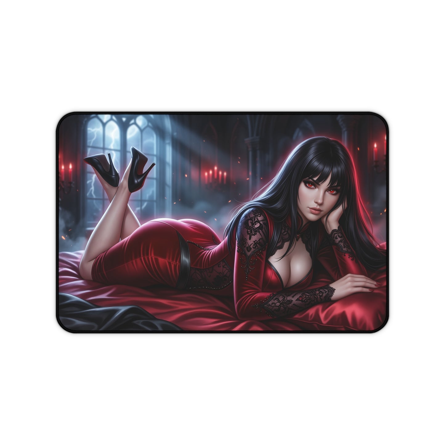 Vampirella Mouse Pad, Horror Desk Mat, Gamer Gift XXL