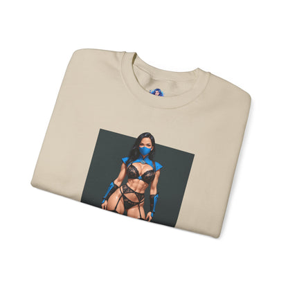 Толстовка Kitana Mortal Kombat, топ Edenian Warrior Crewneck, затишний ігровий вуличний одяг для колекціонерів
