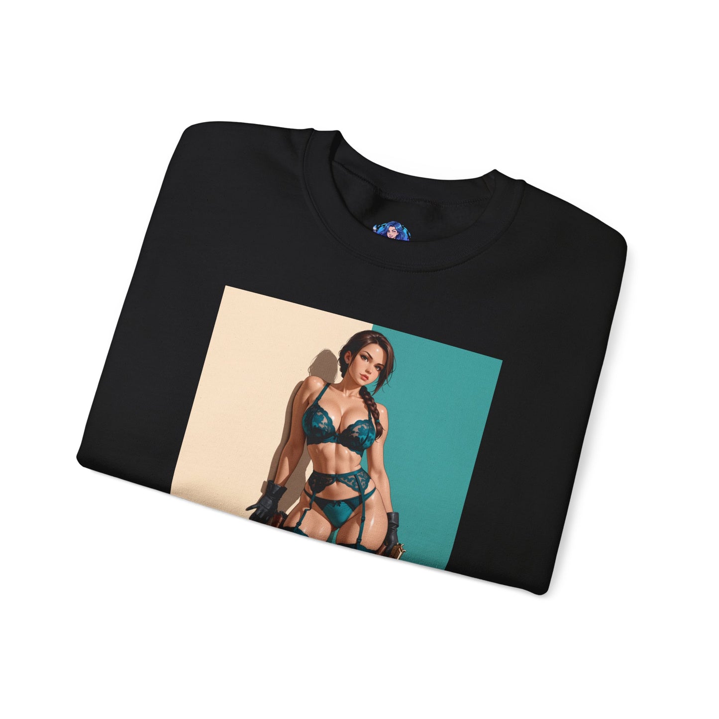 Толстовка Lara Croft, футболка з круглим вирізом Adventure Icon, ігровий одяг для щоденного носіння