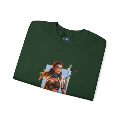 Aloy Sweatshirt, Horizon Rundhalsausschnitt, Gemütliche Gaming-Streetwear für Fans und Sammler