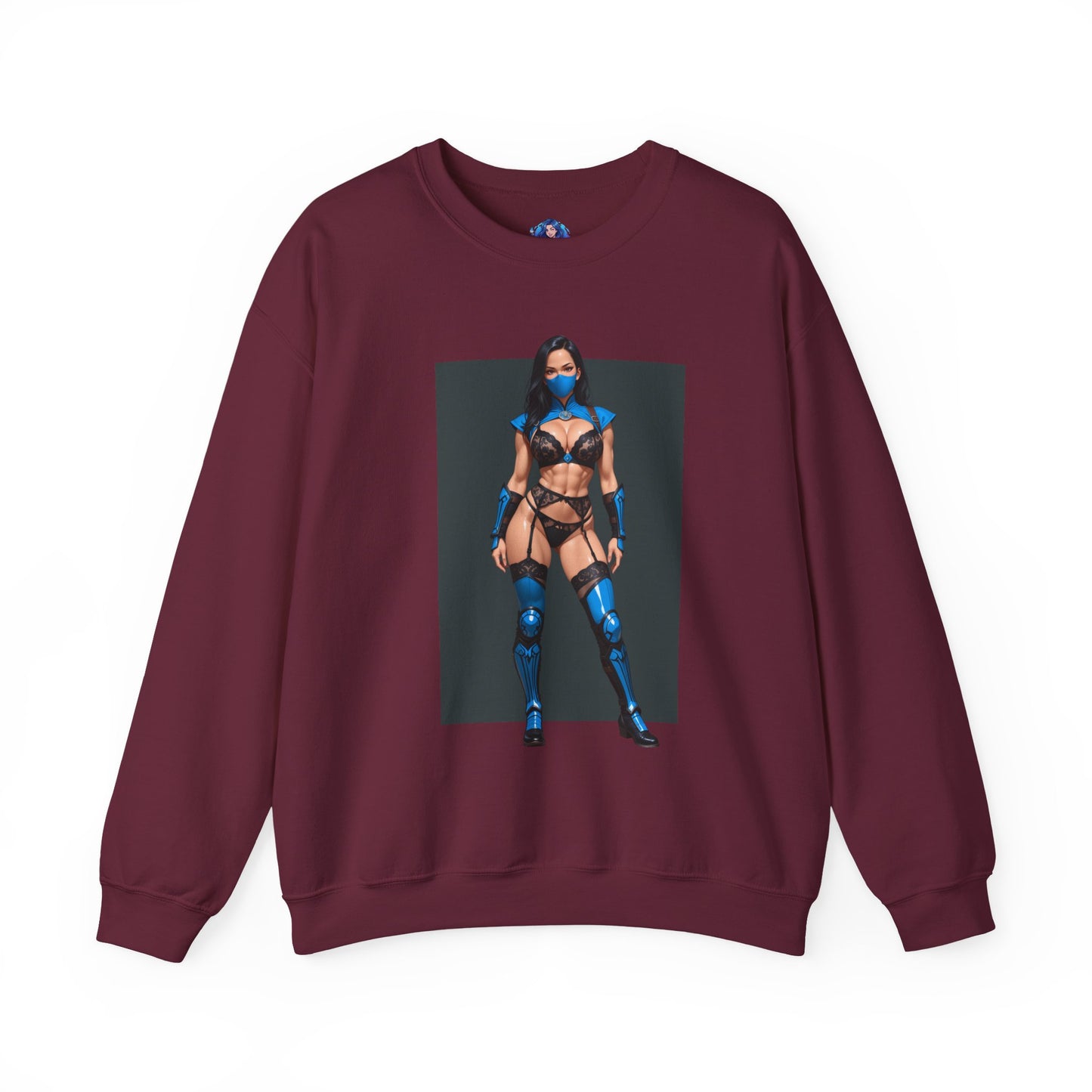 Толстовка Kitana Mortal Kombat, топ Edenian Warrior Crewneck, затишний ігровий вуличний одяг для колекціонерів