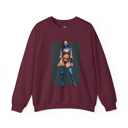 Толстовка Kitana Mortal Kombat, топ Edenian Warrior Crewneck, затишний ігровий вуличний одяг для колекціонерів