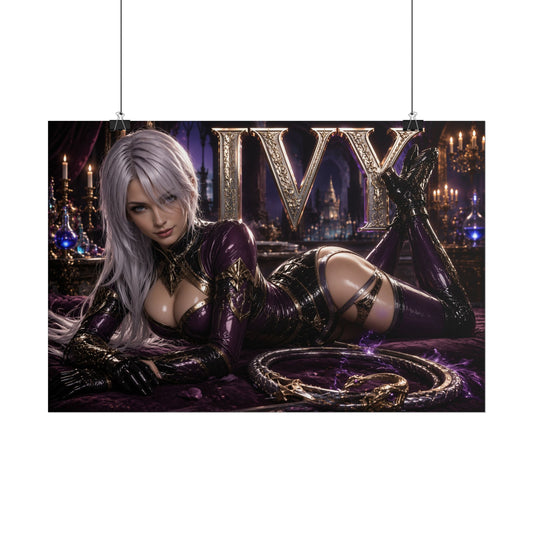 Ivy Valentine Character Poster Soulcalibur Gamer Room Wall Art Collectible Decor