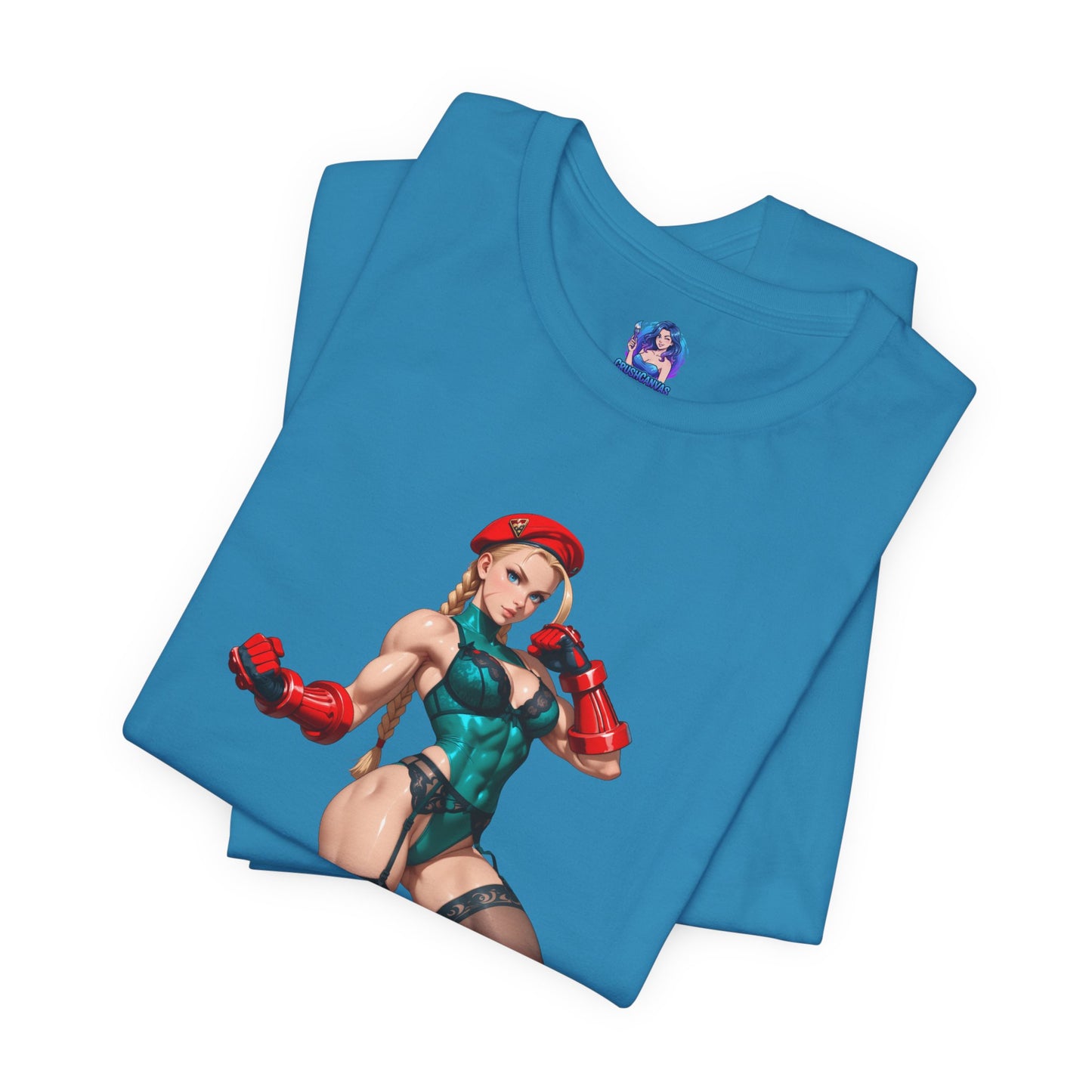 Cammy White T-Shirt | Street Fighter T-Shirt für Gamer &amp; Anime-Fans | Waifu-Grafik-Shirt